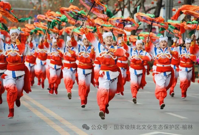 陕北榆林过大年 | 秧歌闹火榆林古城 分组展演圆满收官